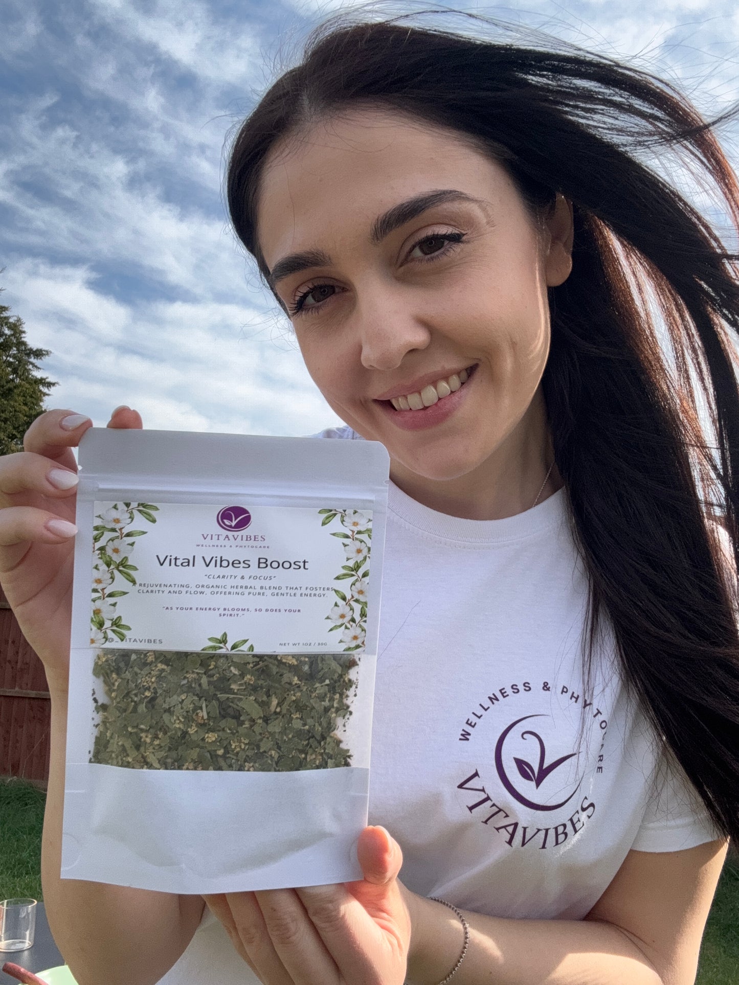 Vital Vibes Boost – Grounding Herbal Infusion for Energy & Renewal