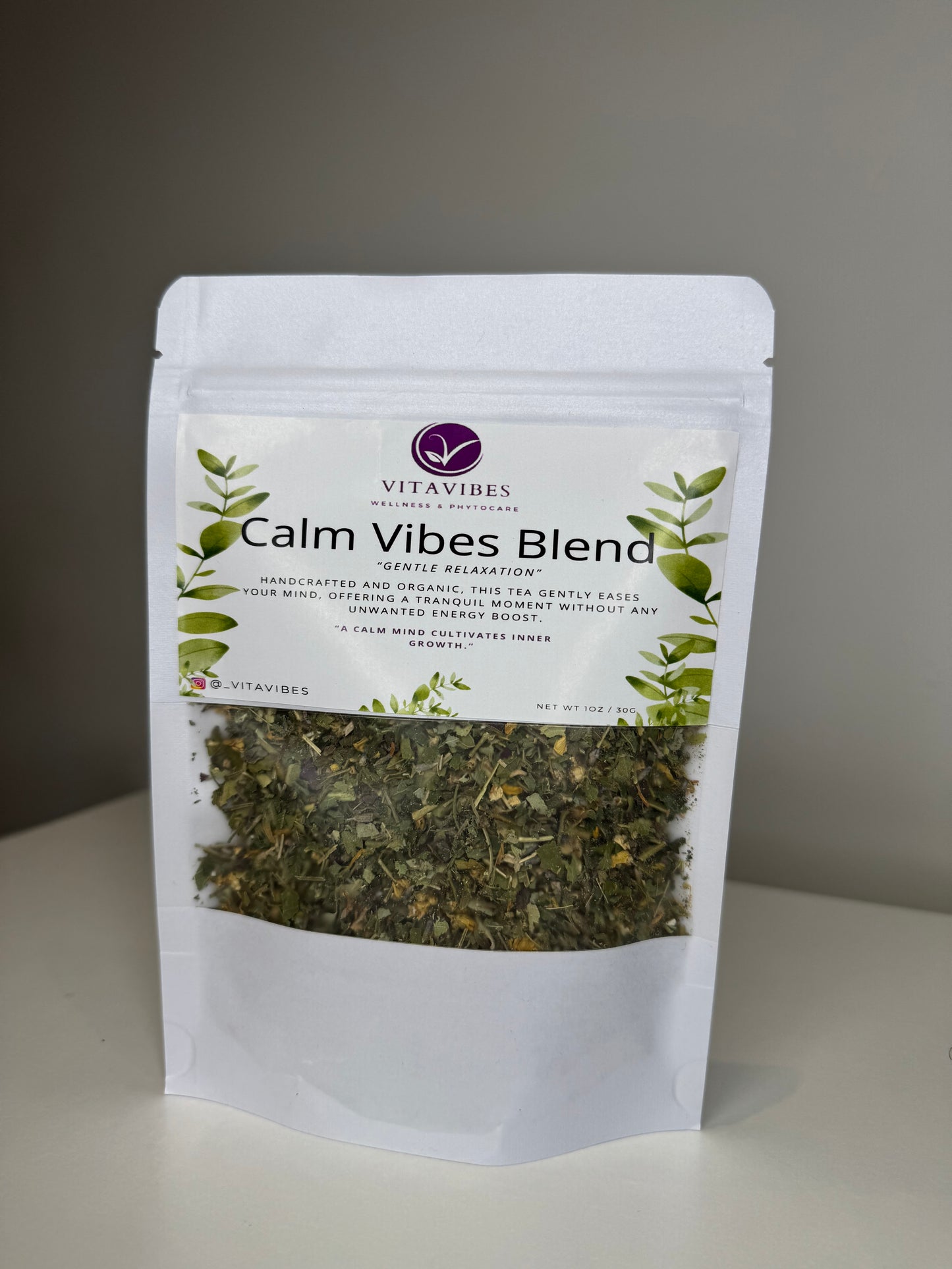 Calm Vibes Blend – Organic Tea for Relaxation