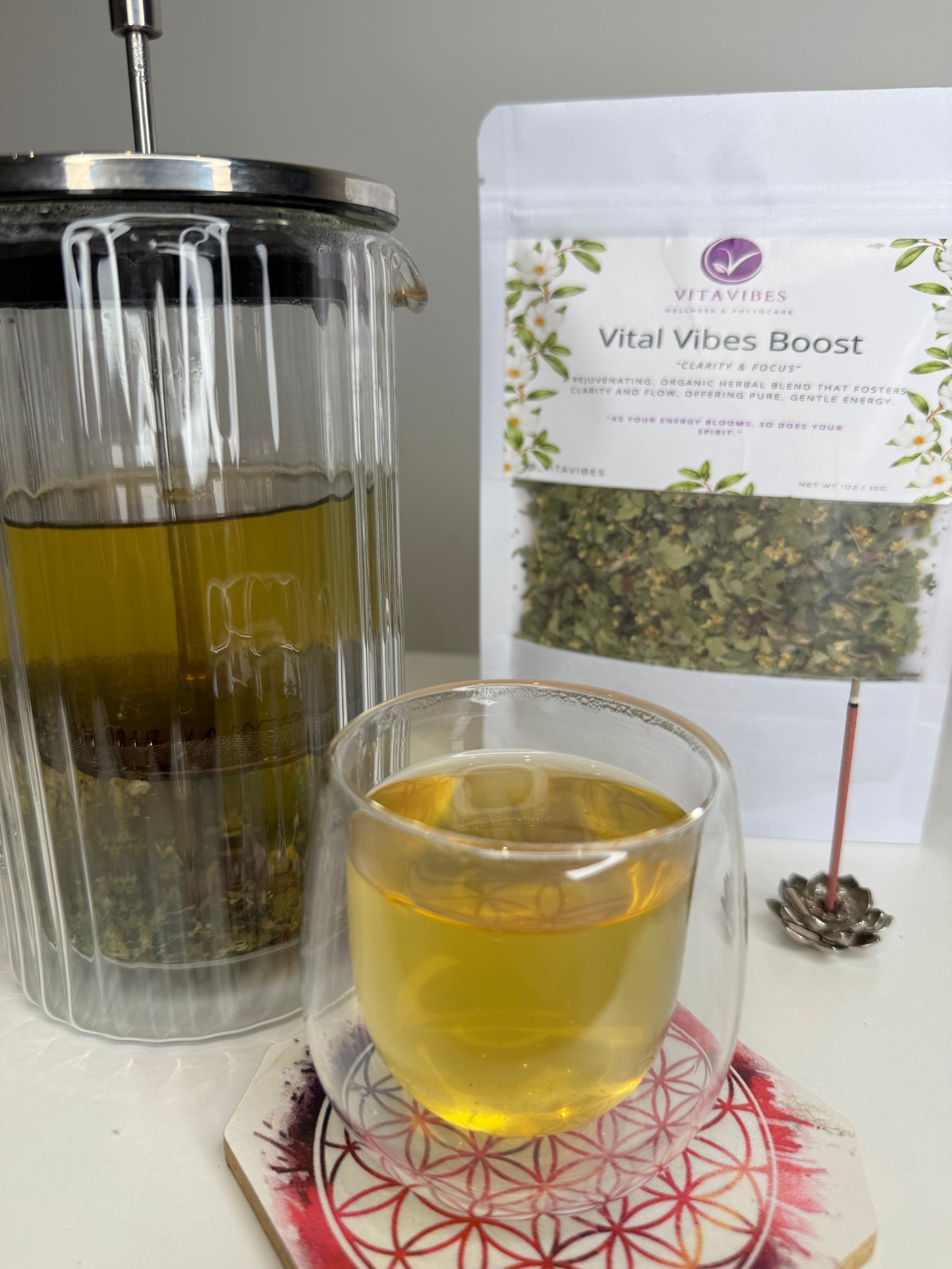 Vital Vibes Boost – Rejuvenating Herbal Tea