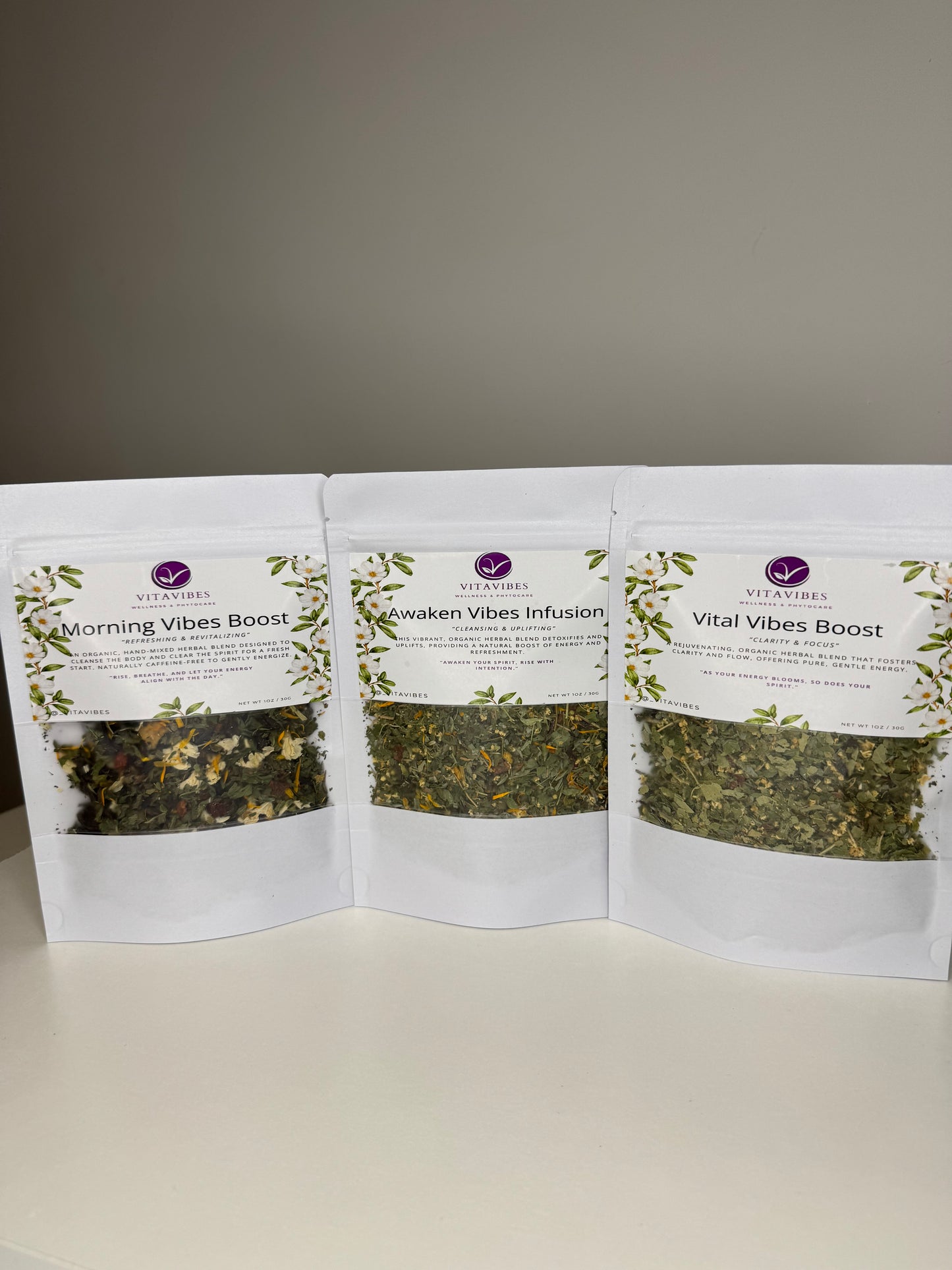 Morning Vibes Boost – Detox & Energy Herbal Tea | Vitavibes