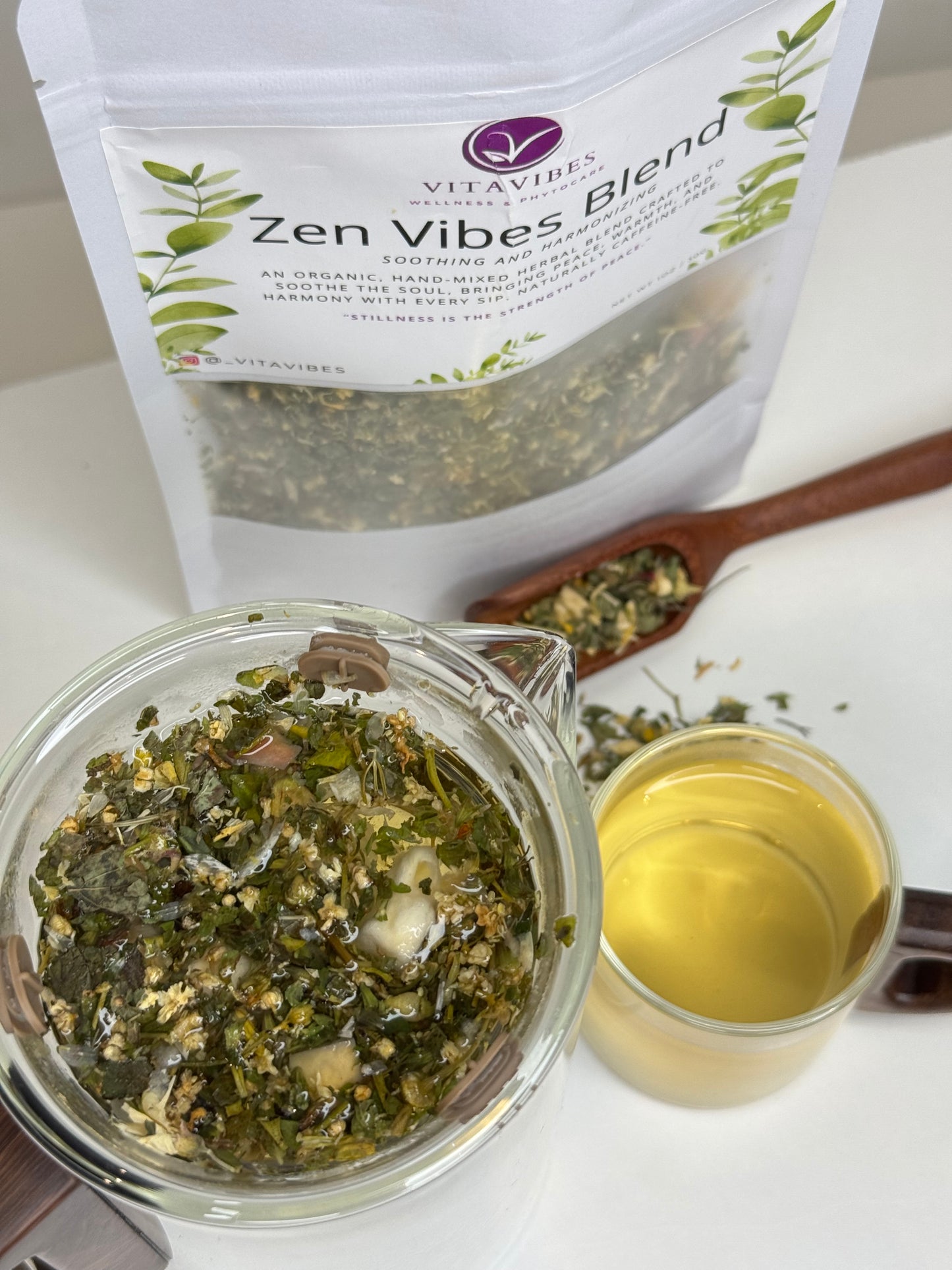 Zen Vibes Blend – Relaxing Organic Herbal Tea