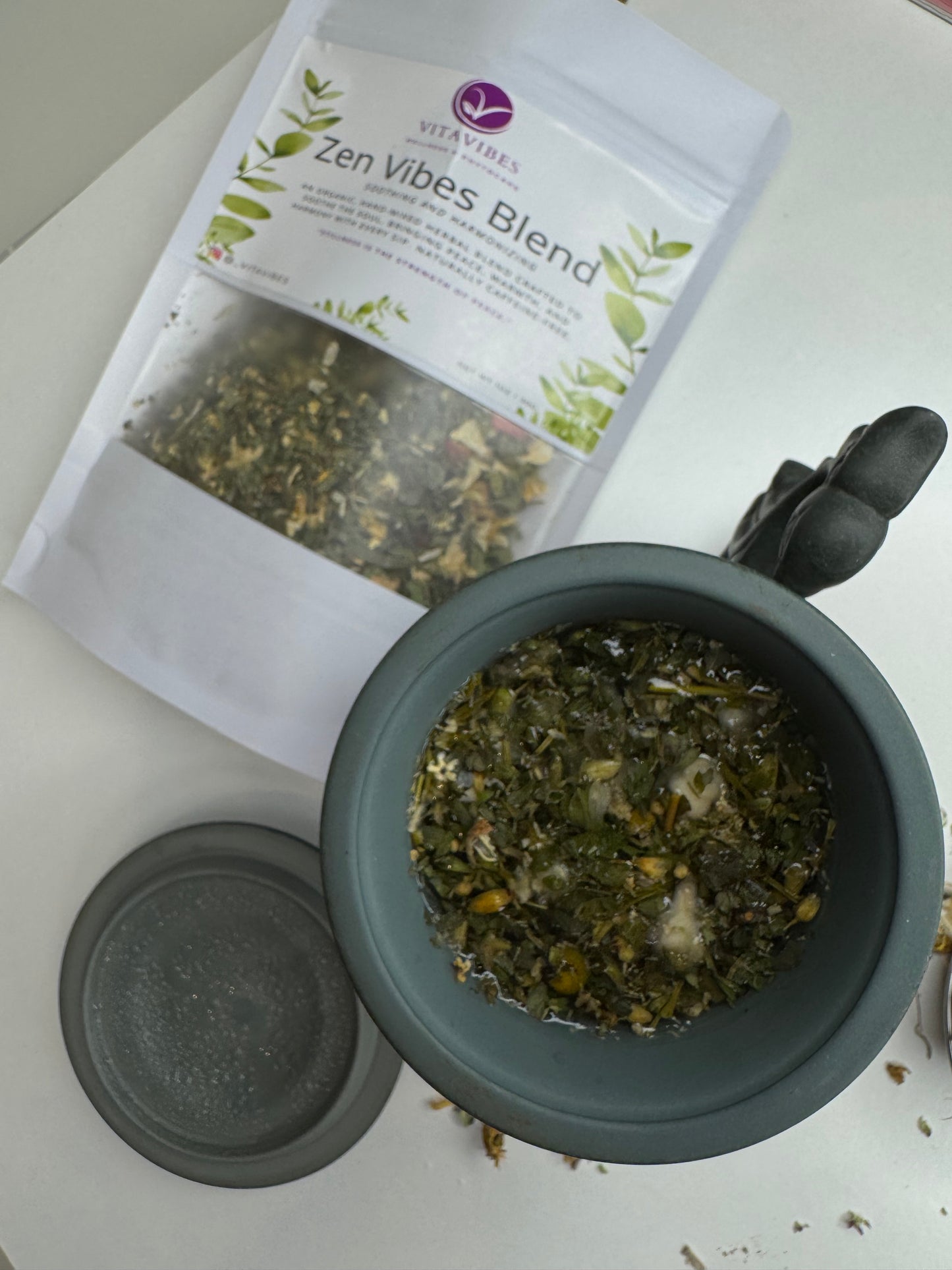 Zen Vibes Blend – Relaxing Organic Herbal Tea