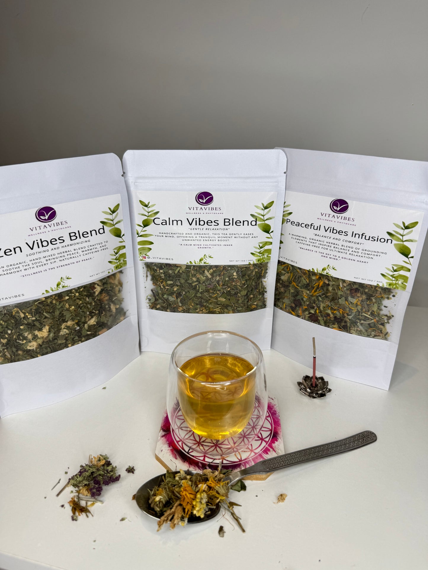 Calm Vibes Blend – Organic Tea for Relaxation