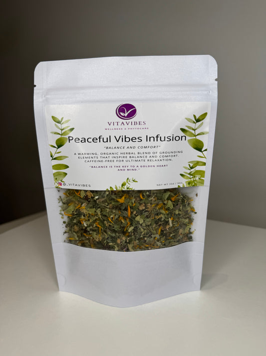 Peaceful Vibes Infusion – Organic Herbal Tea for Balance