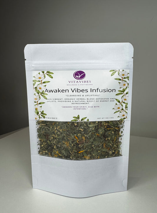 Awaken Vibes Infusion – Uplifting Herbal Tea