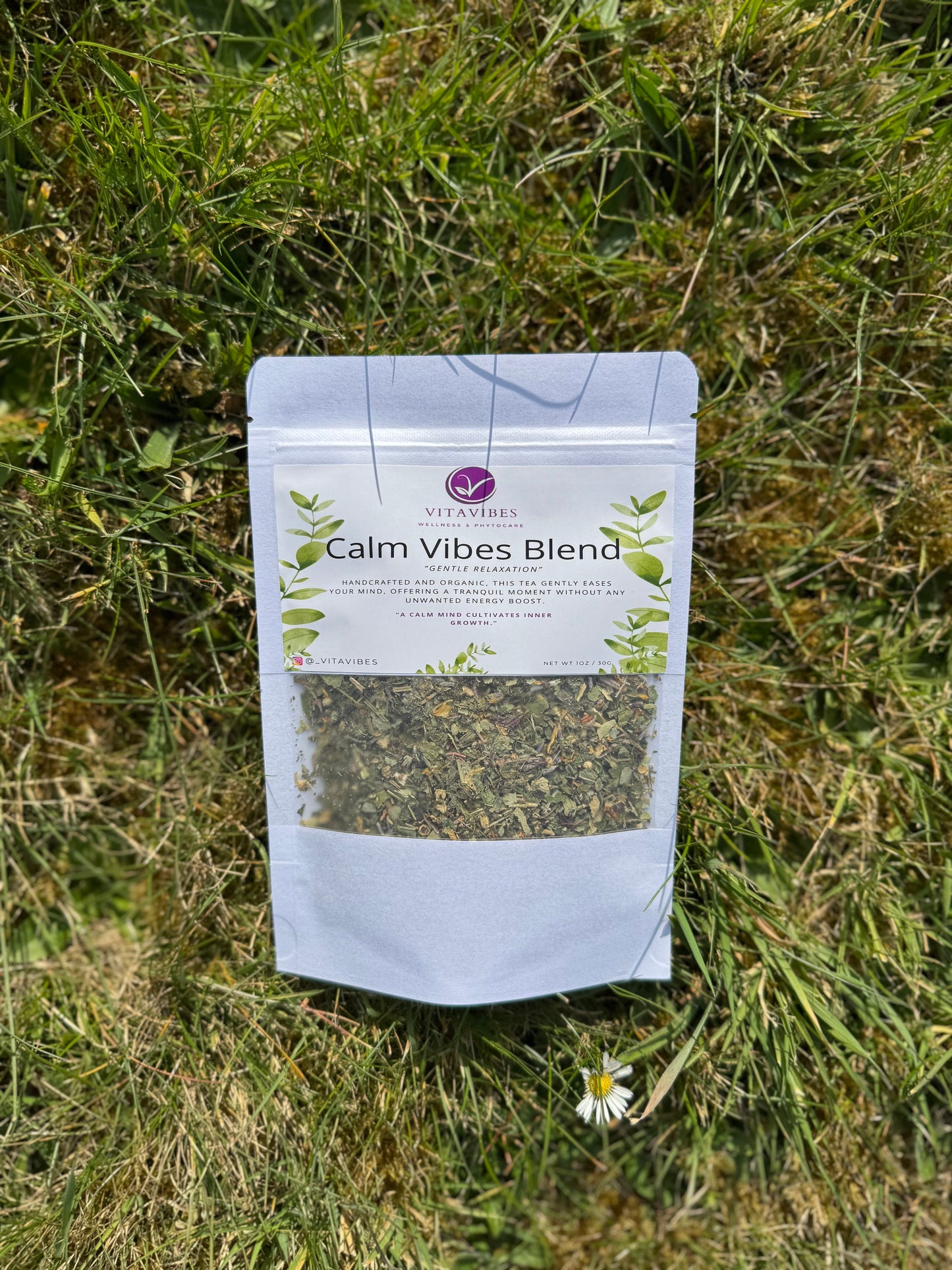 Calm Vibes Blend – Organic Tea for Relaxation