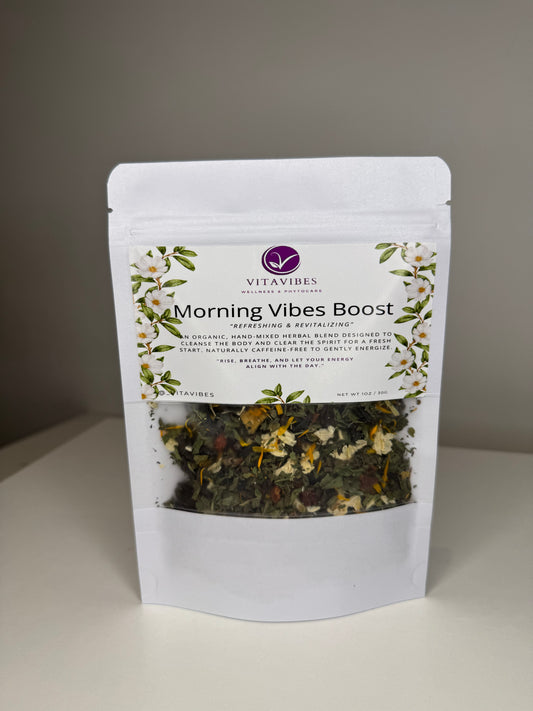 Morning Vibes Boost – Detox & Energy Herbal Tea | Vitavibes