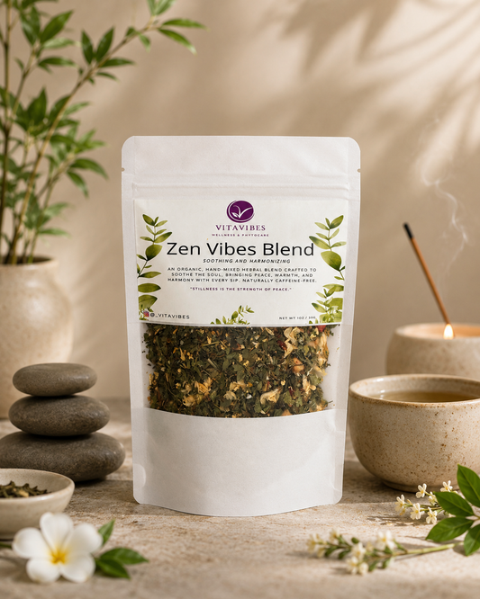 Zen Vibes Blend – Relaxing Organic Herbal Tea