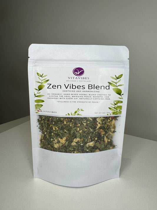 Zen Vibes Blend – Relaxing Organic Herbal Tea